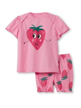 KLEINKINDER Pyjama kurz, begonia pink