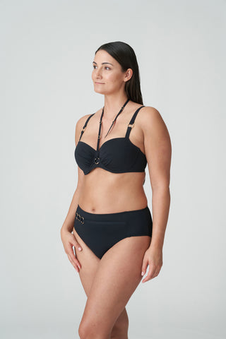 DAMIETTA schwarz Bikini Taillenslip