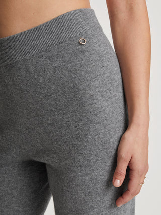 DAMEN Hose, cosy grey melé