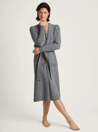 DAMEN Kimono, cosy grey melé