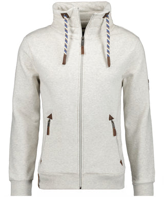 Sweatjacke mit Stehkragen