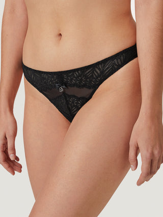 DAMEN String, schwarz