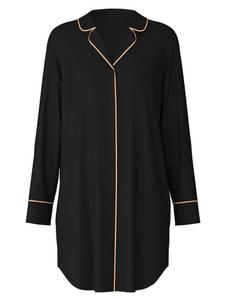 DAMEN Sleepshirt, schwarz