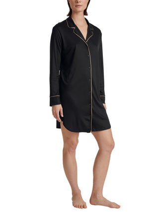 DAMEN Sleepshirt, schwarz