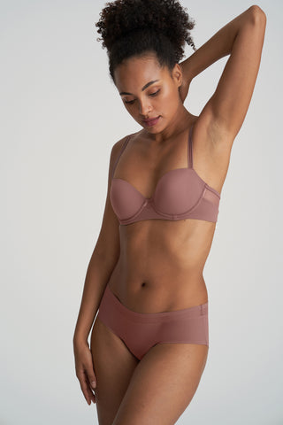 LOUIE Satin Taupe Short