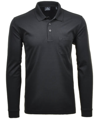 RAGMAN Softknit-Polo langarm