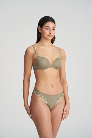 AGNES golden olive Italienischer Slip