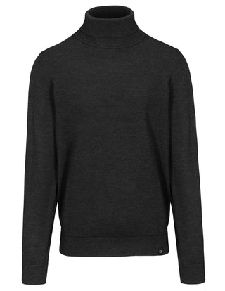 Rollneck Pullover, uni