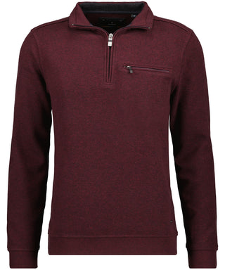 Sweatshirt mit Stehkragen und Zip