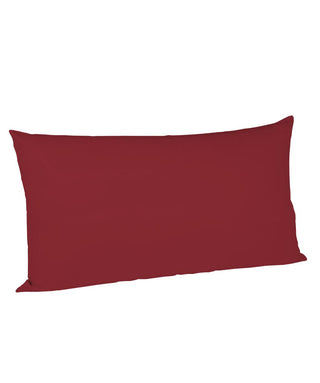 S-009100 | fleuresse | Roter Kissenbezug aus Baumwolle uni |  4580 BORDEAUX  | 100% Baumwolle | 4043202116984